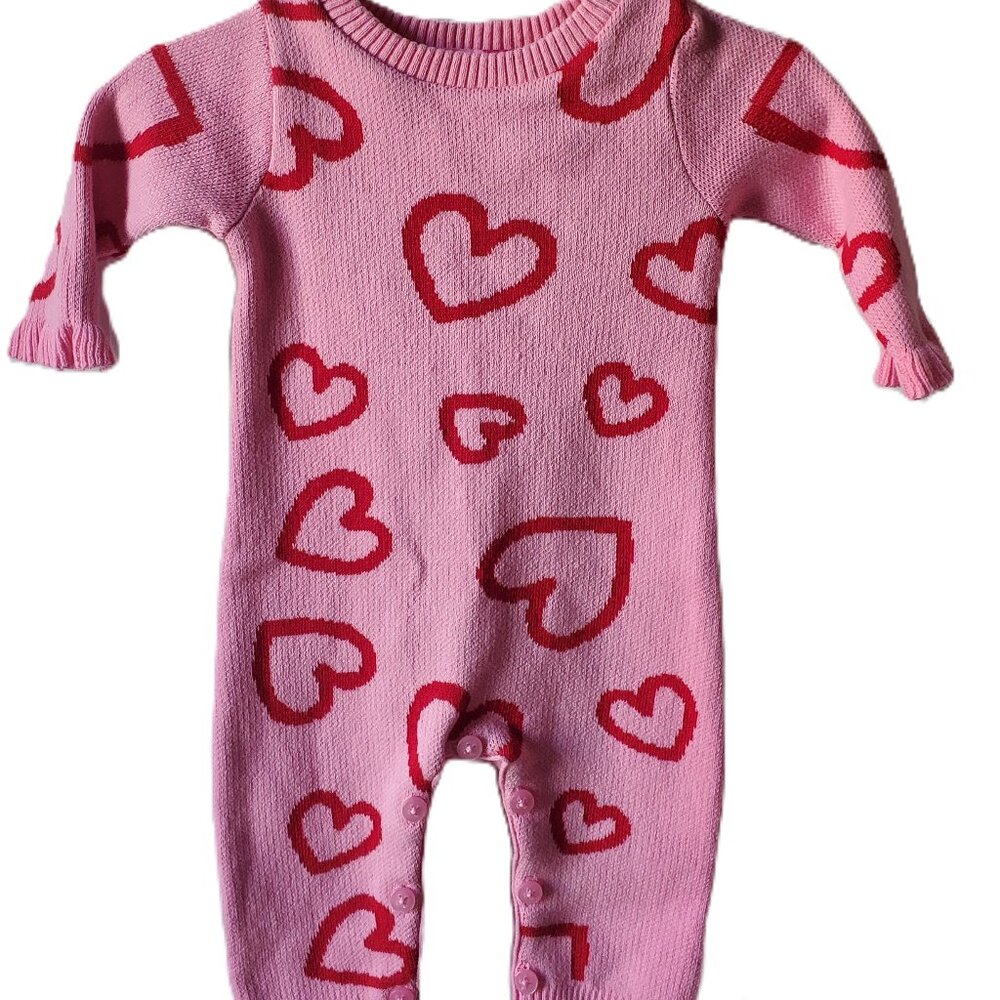 💕 Good Lad 100% Cotton Valentine's Day Outfit for 6-month-old Girl